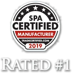 Spa Certified Manufacturer Rated #1 on Tradecertified.com