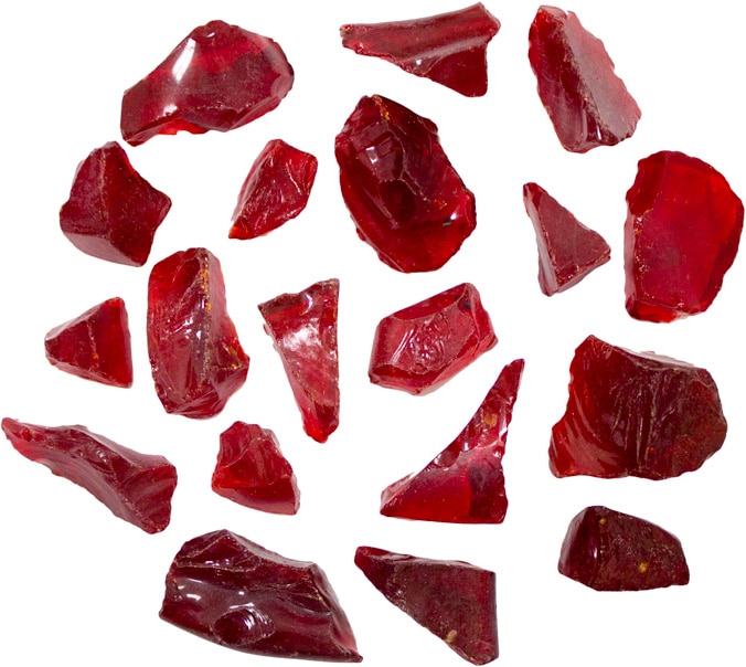 Recycled Fire Glass - Red