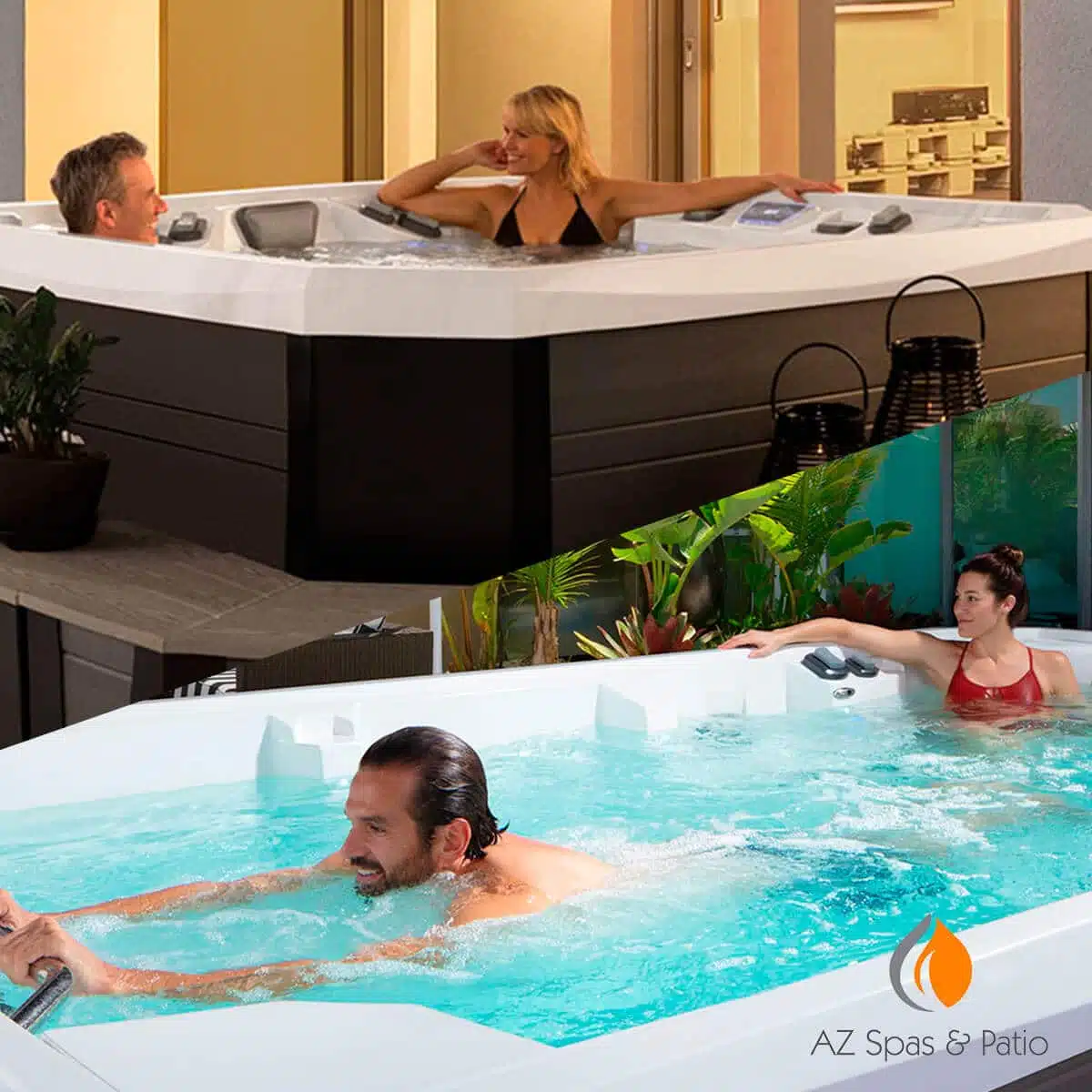 Choosingf the right option between a Swim Spa and Hot tub with tips from AZ Spas & Patio blog