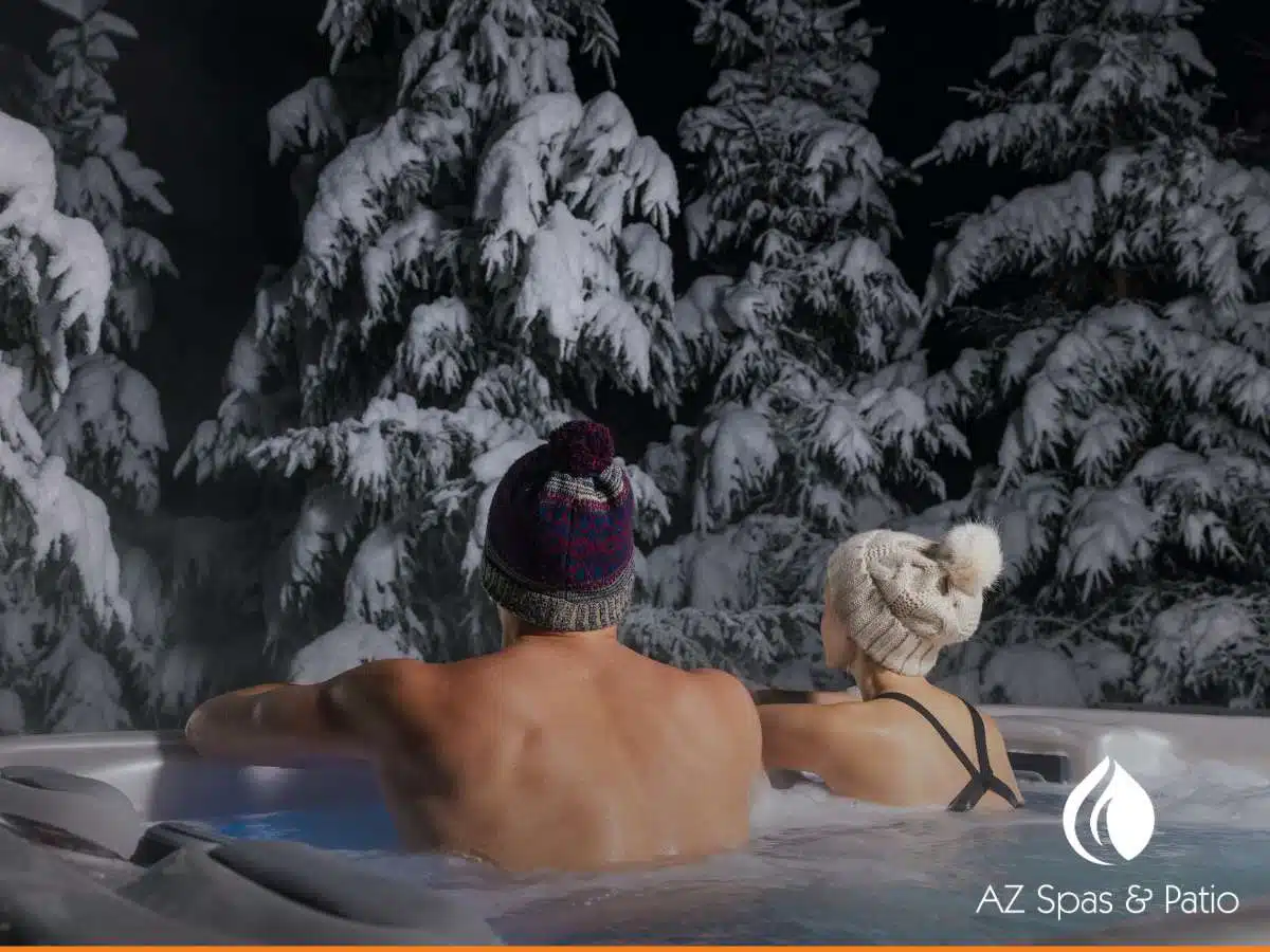 Hot Tub Therapy During Winter