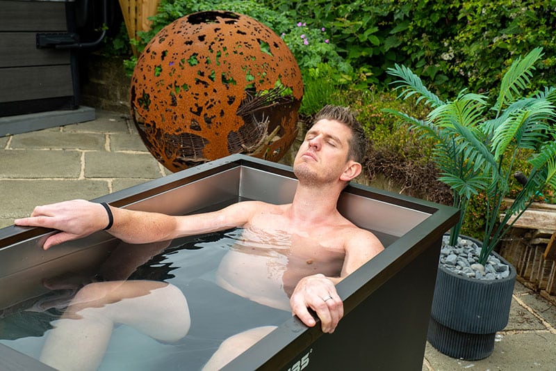 Man in Chill Tub