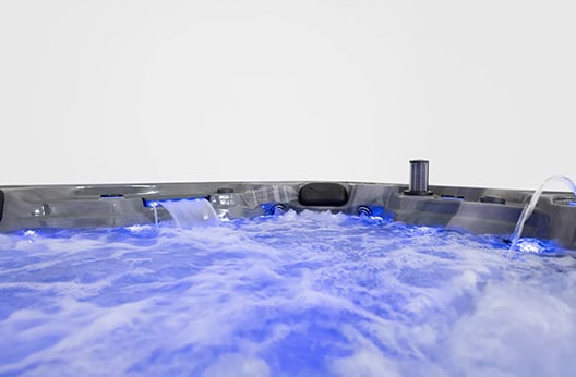 Infinity-Odyssey Arizona Hot Tub with LED Technology: Platinum Liquid Effects