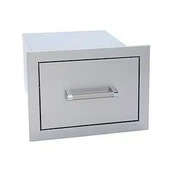 Outdoor Kitchen Component: Stainless Steel Single Drawer