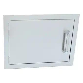Outdoor Kitchen Component: Reversible Horizontal Stainless Steel Access Door