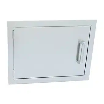 Outdoor Kitchen Component: Reversible Horizontal Stainless Steel Access Door