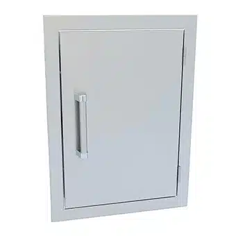 Outdoor Kitchen Component: Stainless Steel Trash/Propane Pull-Out