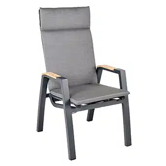 Napa Collection: Dining Chair Recliner Liso Grafitto