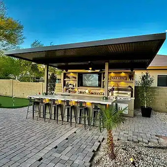 Fantasy Island 20'x20' Outdoor Kitchen
